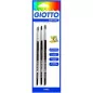 Lot de 3 pinceaux 'Giotto' pour aquarelle et gouache
