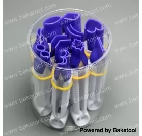 Bonnes affaires -70% : Lot de 10 pinces larges 'Baketool' Embouts Fantaisies Lisses