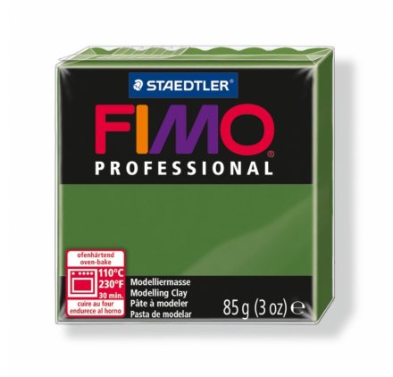 PÂTES FIMO : 'Fimo - Professional' 85g Vert feuille