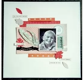 IDEES CREATIVES : Tutos : Réaliser une page avec la collection 'Colorado" de Swirlcards, par Nanat