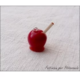 IDEES CREATIVES : Tuto - Réaliser une pomme d'amour en pâte polymère, par Ptit Amande