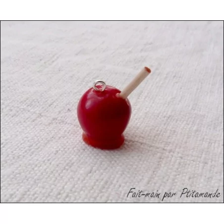 IDEES CREATIVES : Tuto - Réaliser une pomme d'amour en pâte polymère, par Ptit Amande