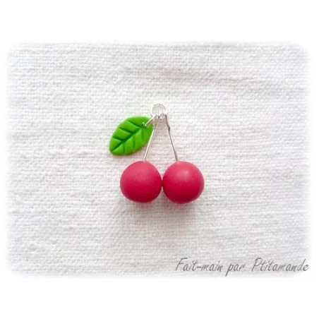 IDEES CREATIVES : Tuto : Réaliser des cerises en pâte polymère, par Ptitamande