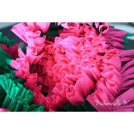 IDEES CREATIVES : Tuto : Réaliser une guirlande froufrou, par Mademoiselle M
