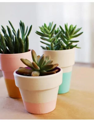 IDEES CREATIVES : Tuto : Réaliser un pot de fleurs coloré, par Madiwi