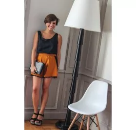 IDEES CREATIVES : Tuto : Réaliser un short à pompons, par Simone Simone