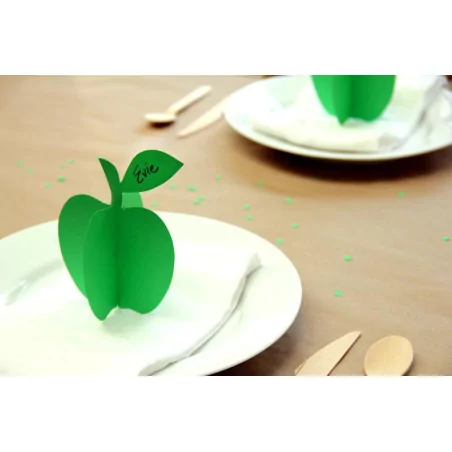 IDEES CREATIVES : Tuto : Réalisez un marque-places pomme, par Madiwi