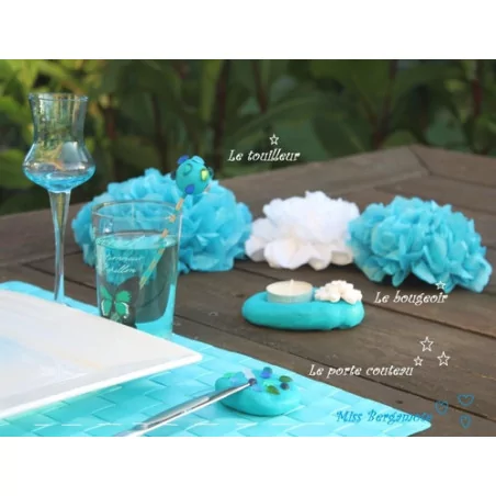 IDEES CREATIVES : Tuto : Réaliser un ensemble de déco de table, par Madiwi