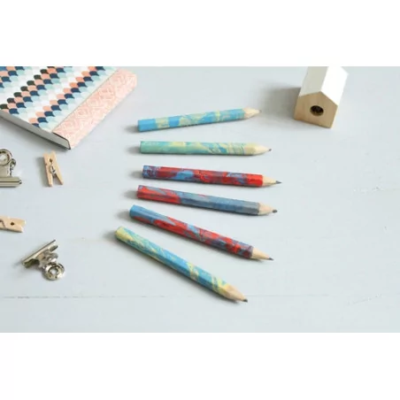 IDEES CREATIVES : Tuto : Réaliser un crayon marbré, par Noumea
