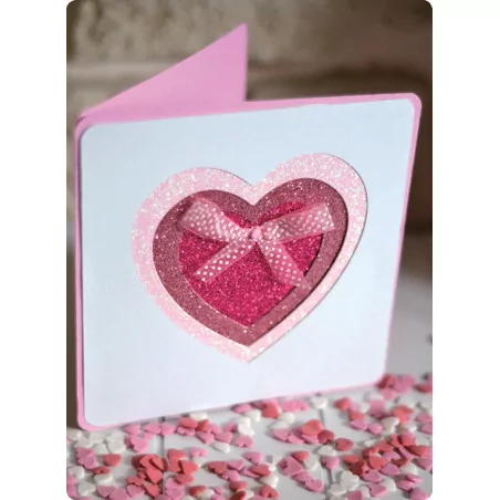IDEES CREATIVES : Tuto : Réaliser une carte coeur, par Toga