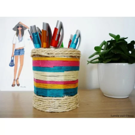 IDEES CREATIVES : Tuto : Réaliser un pot à crayon, par Lovely and cheap