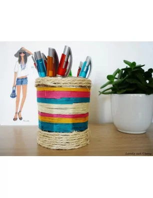 IDEES CREATIVES : Tuto : Réaliser un pot à crayon, par Lovely and cheap