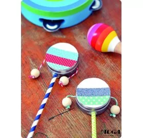IDEES CREATIVES : Tuto : Réaliser un mini tambourin, par Toga