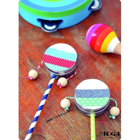 IDEES CREATIVES : Tuto : Réaliser un mini tambourin, par Toga