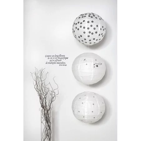 IDEES CREATIVES : Tuto : Customiser une boule chinoise, par Artemio