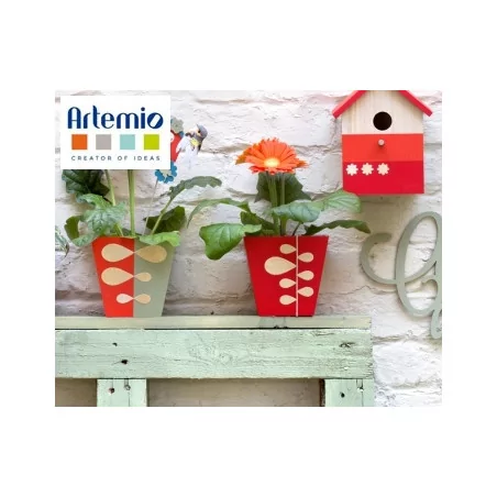 IDEES CREATIVES : Tuto : Réaliser des décos pour pot de fleur, par Artemio