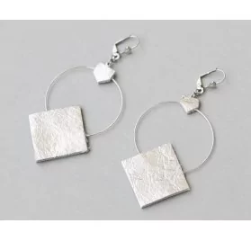 IDEES CREATIVES : Tuto : Réaliser des boucles d'oreilles argentées, par Gwladys