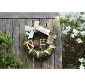 IDEES CREATIVES : Tuto : Réaliser une couronne de Noël, par Madiwi