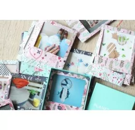 IDEES CREATIVES : Tuto : Réaliser des cadres polaroids à motifs, par Mymy Cracra