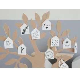 IDEES CREATIVES : Tuto : Réaliser des maisonnettes pour sapin de Noël, par Noumea