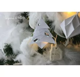 IDEES CREATIVES : Tuto : Réaliser un sapin de Noël origami, par Mademoiselle M