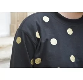 IDEES CREATIVES : Tuto : Réaliser un sweat à pois, par The Camelia