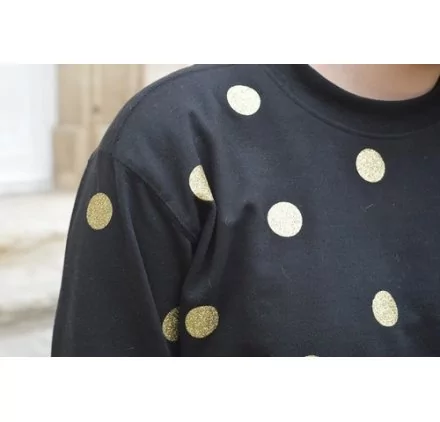 IDEES CREATIVES : Tuto : Réaliser un sweat à pois, par The Camelia