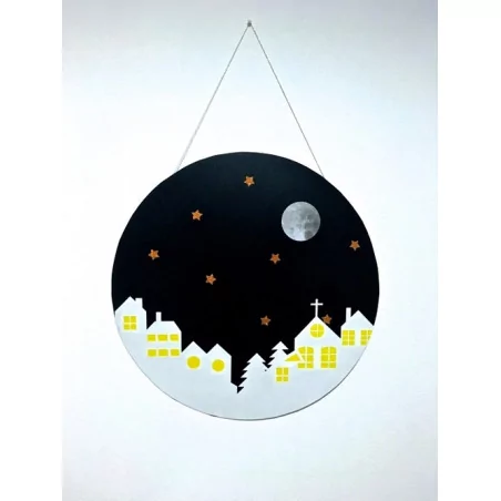 IDEES CREATIVES : Tuto : Réaliser une déco "nuit étoilée", par Les Doigts 2 Fée