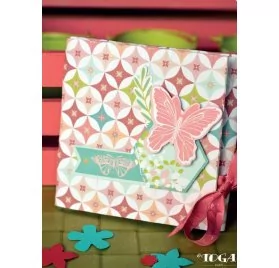 IDEES CREATIVES : Tuto : Réaliser un mini-album "Jardin secret", par Toga