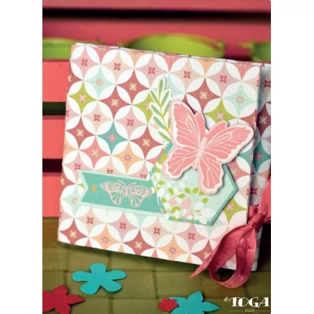 IDEES CREATIVES : Tuto : Réaliser un mini-album "Jardin secret", par Toga