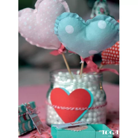IDEES CREATIVES : Tuto : Réaliser un bouquet de coeurs, par Toga