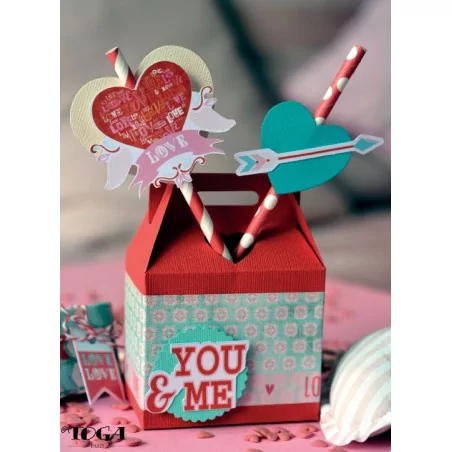 IDEES CREATIVES : Tuto : Réaliser une boîte cadeau pour la Saint Valentin, par Toga