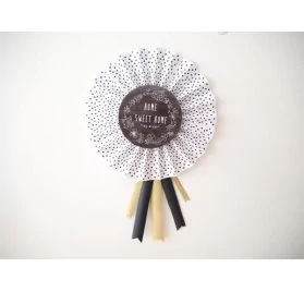 IDEES CREATIVES : Tuto : Réaliser des cocardes déco, par Asaline