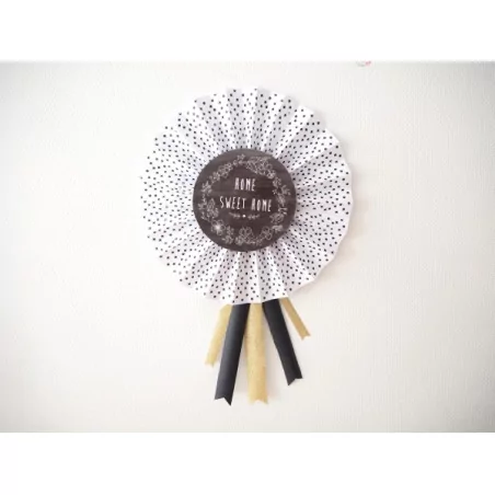 IDEES CREATIVES : Tuto : Réaliser des cocardes déco, par Asaline