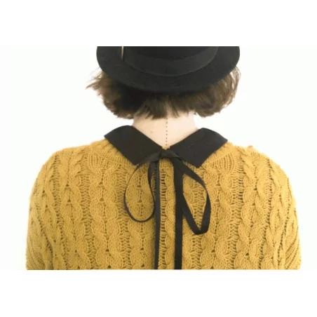 IDEES CREATIVES : Tuto : Réaliser un col claudine, par Asaline