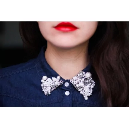 IDEES CREATIVES : Tuto : Customiser un col de chemise, par Dolly Jessy