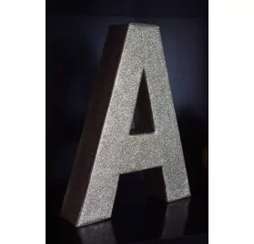 IDEES CREATIVES : Tuto : Réaliser une lettre pailleté décorative, par Laure
