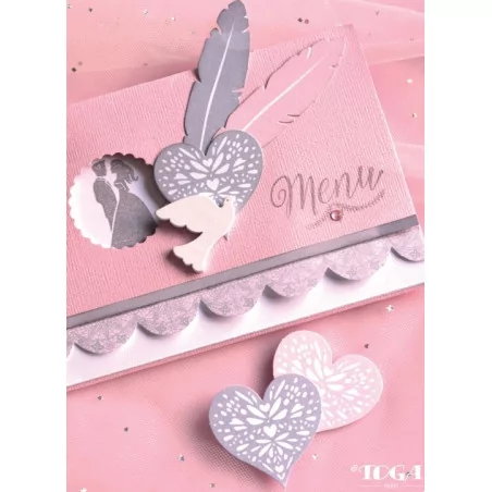 IDEES CREATIVES : Tuto : Réaliser un menu de mariage, par Toga