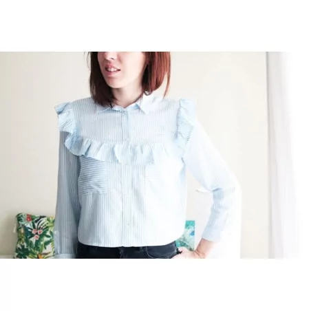 IDEES CREATIVES : Tuto : Réaliser une chemise à volants, par Gwladys