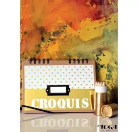 IDEES CREATIVES : Tuto : Réaliser un carnet à croquis, par Toga