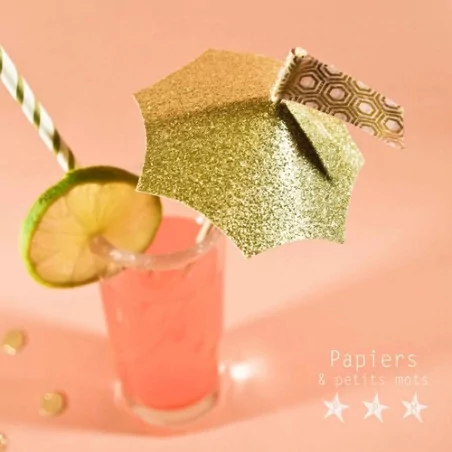 IDEES CREATIVES : Tuto : Réaliser des ombrelles à cocktails, par Laure