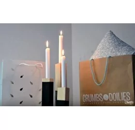 IDEES CREATIVES : Vidéo - Réaliser des bougeoirs style scandinave, par Studio Cyanotype