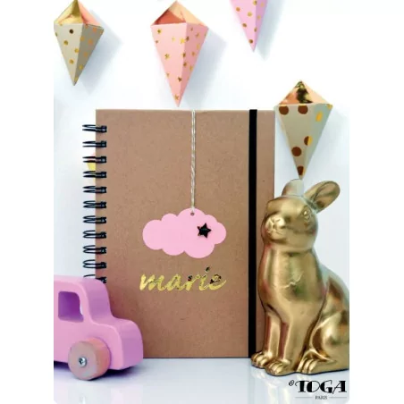 IDEES CREATIVES : Tuto : Customiser un carnet, par Toga