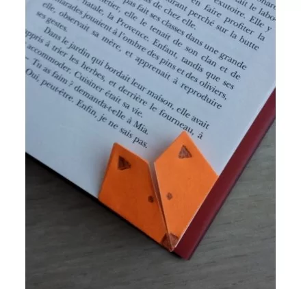 IDEES CREATIVES : Tuto : Réaliser un marque-page renard, par Roze Pompon