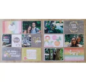 IDEES CREATIVES : Vidéo - Réaliser une double-page Project Life, par Miaoups