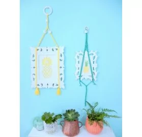 IDEES CREATIVES : Tuto : Réaliser une suspension pour cadre, par Mon Carnet Deco