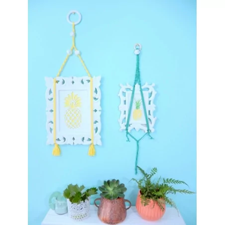 IDEES CREATIVES : Tuto : Réaliser une suspension pour cadre, par Mon Carnet Deco
