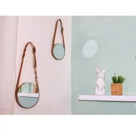 IDEES CREATIVES : Tuto : Réaliser un miroir à lanière, par La Valise Caramel