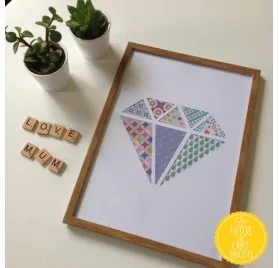 IDEES CREATIVES : Tuto : Réaliser un diamant kirigami, par Caroline