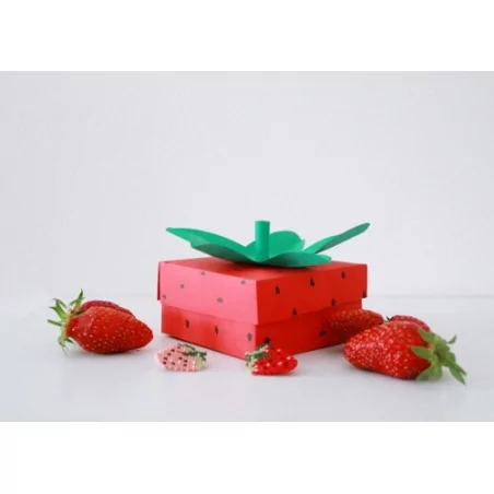 IDEES CREATIVES : Tuto : Réaliser une boîte fraise, par Noumea